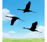 ruelen Black Metal Bird Wall Art - Modern Vintage Outdoor Hanging Decor for Beach-Themed Home, Ideal for Living Room, Bathroom, and Coastal Spaces