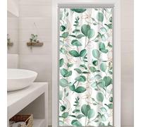 Ruelvth Stall Shower Curtain, Sage Green Eucalyptus Small Shower Curtain Set with Hooks Waterproof Spring Botanical RV Shower Curtain, 36x72 Inch