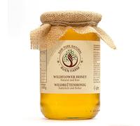 RUEN FARM - Raw Hungarian Wildflower Honey | 100% Pure, Natural | Multi-Floral Honey from the Carpathian Basin | 450g Glass Jar