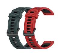 Ruentech Bracelet Compatible with Umidigi Urun S Strap, 22 mm Silicone Replacement Strap Sport Watch Strap for Umidigi Uwatch2/Uwatch5/Uwatch 2s/uwatch 3s (Colour 2C)