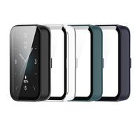 RuenTech Case Compatible with Honor Band 9, Protective Case, with Scratch-Resistant Screen Protector, Hard PC Protection for Honor Band 9 Smartwatch Accessories (Pack of 4)