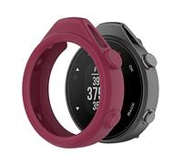 Ruentech Garmin Approach G12 Case Soft Silicone Case Cover (Wine Red)