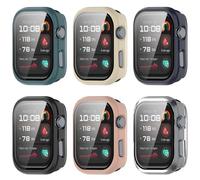 RuenTech Protective Case Compatible with Huawei Watch D2 Case with Screen Protector, All-Round Protection Hardness PC with Tempered Glass Protection for Huawei Watch D2 (Pack of 6)