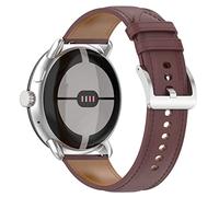 RuenTech Soft Genuine Leather Strap Compatible with Google Pixel Watch 3 41 mm, Watch Strap Replacement Strap for Google Pixel Watch 3 41 mm 2024 Smartwatch Accessories