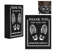 RUENXG Disposable Floor Mats for Car 30Pcs Disposable Car Floor Mat Black Car Floor Mat Protector Portable Vehicle Foot Pads Car Wash Automotive Floor Mat Protector for Car Vehicles Wash 19.6"x15.7"