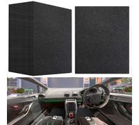 RUENXG Disposable Floor Mats for Car Black Protective Auto Floor Mats 20Pcs Disposable Car Floor Mat Car Wash Automotive Floor Mat Protector for Car Vehicles Wash 19.6inx15.7in