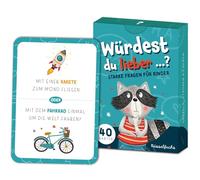 Rüsselfuchs Würdest du Lieber ...? Card Game - Strong Questions for Children - Promote Imagination - DIN A7
