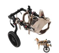 RUETERY Dog Wheelchair for Hind Legs, Pet Rehabilitation Walking Aid with Wheels, Adjustable Dog Support Harness for Senior Dogs or Hind Limb Disabilities, for Large Dogs, Helps Stand and Walk