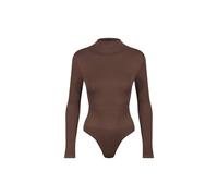 Ruey Women's Essentials Turtle Neck Bodysuit Sculpting Stretch Fit in Brown | Size: Medium Ruey Brown M