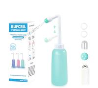 RUFCRIL Portable Bidet with Telescopic Extendable Nozzle, Travel Bidet Bottle 500ml, 2 Leak-Proof Sealing Rings, for Postpartum Perineal Care, Feminine Hygiene, Hemorrhoid Relief, Personal Cleaning