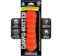 Ruff Dawg Dawg-Buster 8'' Dog Chew Toy, Assorted Colors, Made in USA, Floats, Solid Rubber