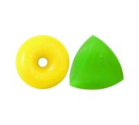 Ruff Dawg Dawg-Nut & Dawg-X Bundle: Ultra-Durable Rubber Dog Toys for Tough Chewers - Floats for Water Play, Made in USA, Neon Colors for Visibility