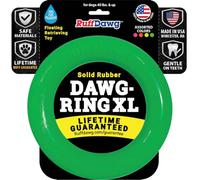 Ruff Dawg Dawg-Ring XL - Tough Rubber Fetch and Tug Toy for Dogs - Floating and Weatherproof - Perfect for Active Pets Who Love Outdoor Play