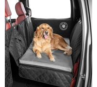 Ruff Liners Dog Bed for Car Back Seat Medium Grey - As Seen On Shark Tank - Fits Medium Seat Extension - Non-Slip Backing Waterproof Cover Machine Washable - Dog Mat For