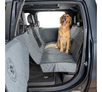 Ruff Liners Large Dog Back Seat and Door Cover for Large Crew Cab Trucks and Large SUV, with Seats Flipped Up Or Down - Waterproof and Machine Washable Dog Car Hammock
