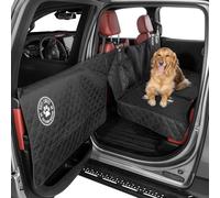 Ruff Liners Standard Back Seat Extender for Dogs, Black - As Seen on Shark Tank - Hard Bottom Platform for Cars, SUVs & Mid-Size Trucks - 400lb Support, Waterproof - Rigid Back Seat Cover for Dogs