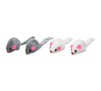 Ruff N Tumble Catnip Mice, 4 Pieces