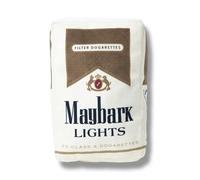 RUFF PUFF Cigarette Dog Toy - Plush Squeaky and Crinkle Funny Dog Toy - Puppy Toys (Gold)