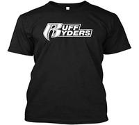 Ruff Ryders Rap Hip Hop Custom Men's Black Oversized t Shirt Tee T-Shirt Graphic Unisex Tee Shirt Black