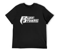 Ruff Ryders Rap Hip Hop Men's T-Shirtst Shirt Casual Round Neck Easy Tee Comfortable Tees Black M
