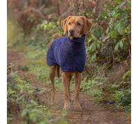 Ruff & Tumble Classic Dog Drying Coat - Dark Purple - Size: Large - Dog Jackets