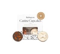 Ruffingtons Canine Cupcakes 4pk - Premium Baked Dog Cupcake Treats, Yoghurt & Carob Cups, for Dog Birthdays & Celebrations.