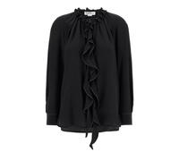 Ruffle Blouse - female - Victoria Beckham - Blouses - Black - S - Blouses & Shirts S