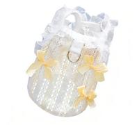 Ruffle Lace Pet Vest, Spring Summer Sweet Fairy Design, Lovely Gentle Outfit, Ideal for Special Cute Moments Pet Apparel