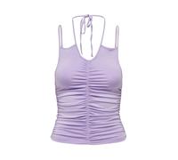 Ruffle Sleeveless Top - female - ONLY - Sleeveless Tops - Purple - S - Tops S