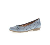 Ruffle Womens Punched Detail Casual Shoes 4 UK Jeans Nubuck