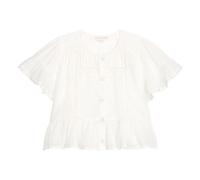 Ruffled blouse Amalia Organic cotton White 4 years