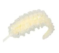 Ruffled Lace Trim Headbands Cosplay Tulle French Headwear Headwrap Maid Headwear Photography Bows Hair Accessory