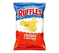 Ruffles Cheddar and Sour Cream Flavoured Potato Chips 184.2 g