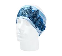 RUFFNEK Alpine Pro Zero Reversible Wide Headband - Blue