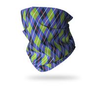 RUFFNEK Argyle Green & Blue Snood Scarf - Blue/Green