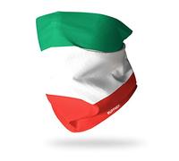 Ruffnek FLAG OF ITALY/Bandiera d'Italia/il Tricolore Multifunctional Headwear Neck warmer, Snood tube - One Size