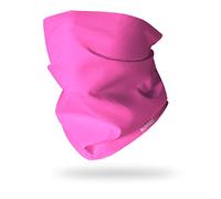 Ruffnek FLUORESCENT HI VIS PINK Neckwarmer Multifuntional Headwear, Snood Tube Scarf - for Men, Women & Children - One Size