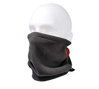 Ruffnek GREY POLAR FLEECE Neckwarmer Neck Gaiter Tube Snood/Ski Mask/Winter Beanie Hat with Adjustable Toggle - Men, Women, Children, One Size