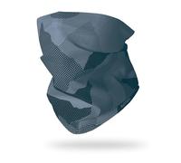 Ruffnek Mountains Blue/Black Neck Gaiter Snood, Multifunctional Headwear for Men & Women, Universal Size