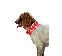 Ruffnek Reflective Red Dog Bandana Snood High Visibility Safety For Walks, Camping And Outdoor Adventures