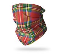 Ruffnek Royal Stewart Tartan Snood Multifunctional Neck Warmer For Work Hiking, Camping And Travel
