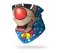 RUFFNEK Rudolph Reindeer Snood Tube Scarf - Blue/Brown