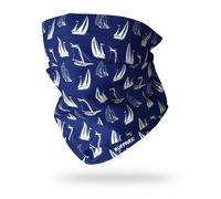 RUFFNEK Sailing Boats Snood Scarf - Blue/White