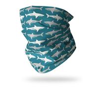 RUFFNEK Shark Design Multi Scarf - Petrol Blue