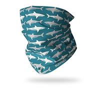 Ruffnek SHARK PATTERN - Multifunctional scarf/neck warmer, Snood tube for Men, Women, Children - One Size