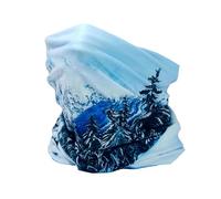Ruffnek SUPERSOFT Neckwarmer, Neck gaiter, Snood Tube Scarf- Double Layer, Reversible - ALPINE Design - Men, Women, Children Unisex, One Size - Skiing, Hiking, Cycling, Dog Walking