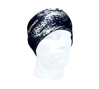 RUFFNEK SUPERSOFT Wide Headband - Helmet Liner - Double Layer, Reversible - Black Rush Design - Men Women Unisex, One Size - Cycling, Walking, Skiing, Horse Riding