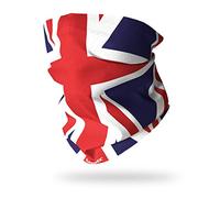 Ruffnek UNION JACK/Team GB Multifunctional Headwear Neck warmer tube snood Cycle/Motorbike face mask for Men & Women Windproof Neck Gaiter for Sport & Outdoors
