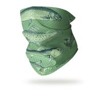 RUFFNEK Vintage Trout Fishing Snood Neck Gaiter - Green