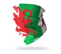 Ruffnek Welsh Flag / Y Ddraig Goch Snood Tube Scarf Neck Warmer Motorbikes, Hiking, Rugby, Camping And Travel